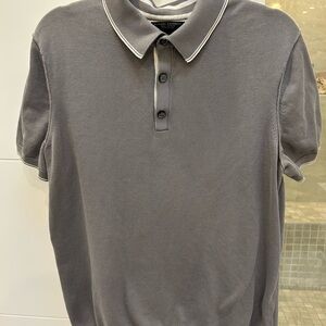 Banana Republic Charcoal Polo Shirt size large